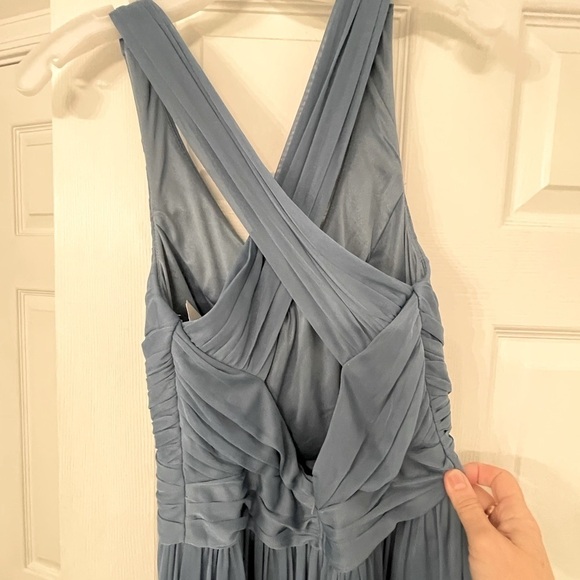 NWT David’s Bridal Lovely Blue Dress / gown Size 8 - Picture 7 of 8